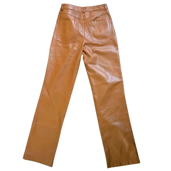 7 For All Mankind Vegan Leather Pants - Picture 4 of 8